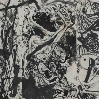 Yuan Yunsheng, Wild Dreams, 1991-2015, Ink painting on paper, 180 x 291 cm