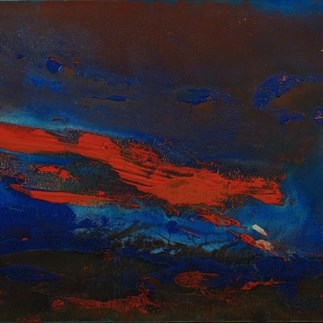 Ma Lu, A Stroke of Red Cloud, mixed technologies, 100 x 160 cm, 2014