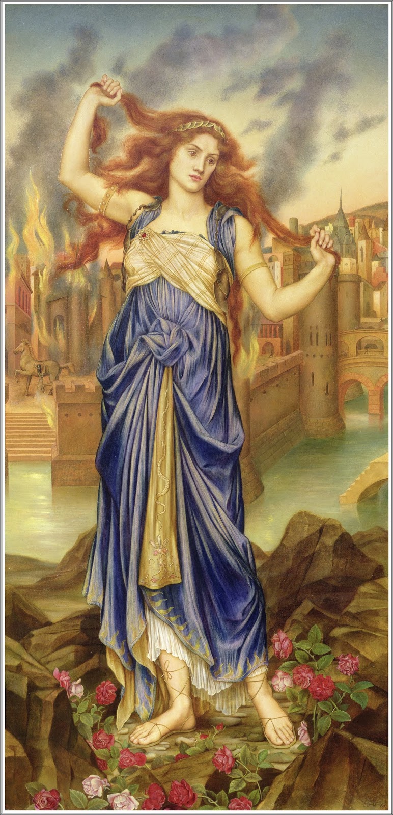 图19 《卡珊德拉》（Cassandra），伊芙琳·德·摩根（Evelyn De Morgan），1898，©德摩根基金会（De Morgan Foundation）.jpg