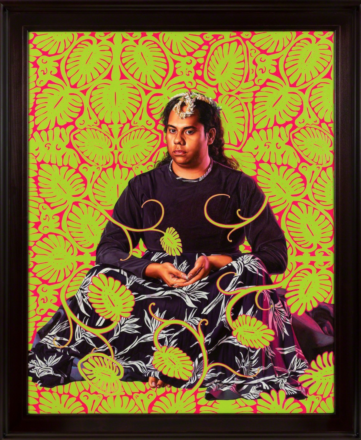 Kehinde Wiley_Portrait of Tahiatua Maraetefau II.png