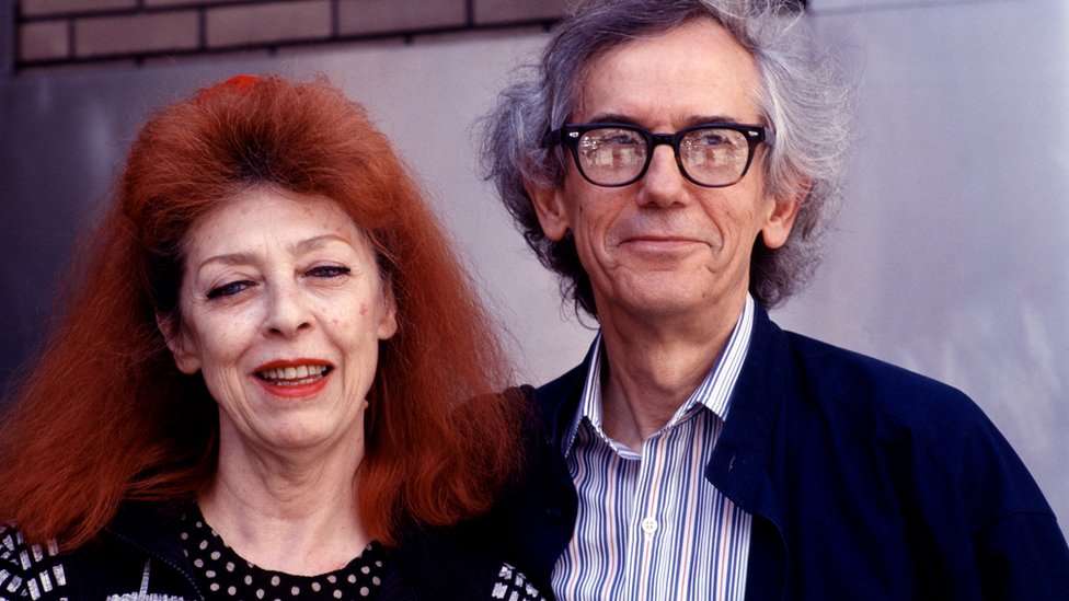 © Getty Images Most of Christo's works were produced with his wife Jeanne-Claude, seen here in 1997.jpeg