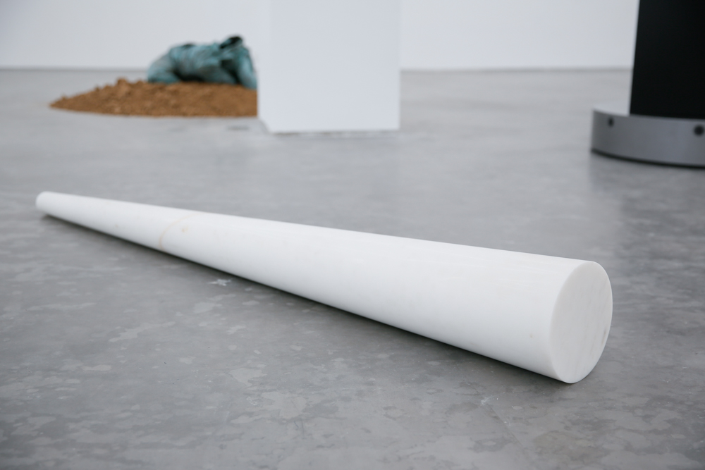 An Eternal Light Beam, 2013-2019, White marble, 76x20x6cmExhibition View  ©️CAFA ART INFO Photo by Hu Sichen 20.jpg