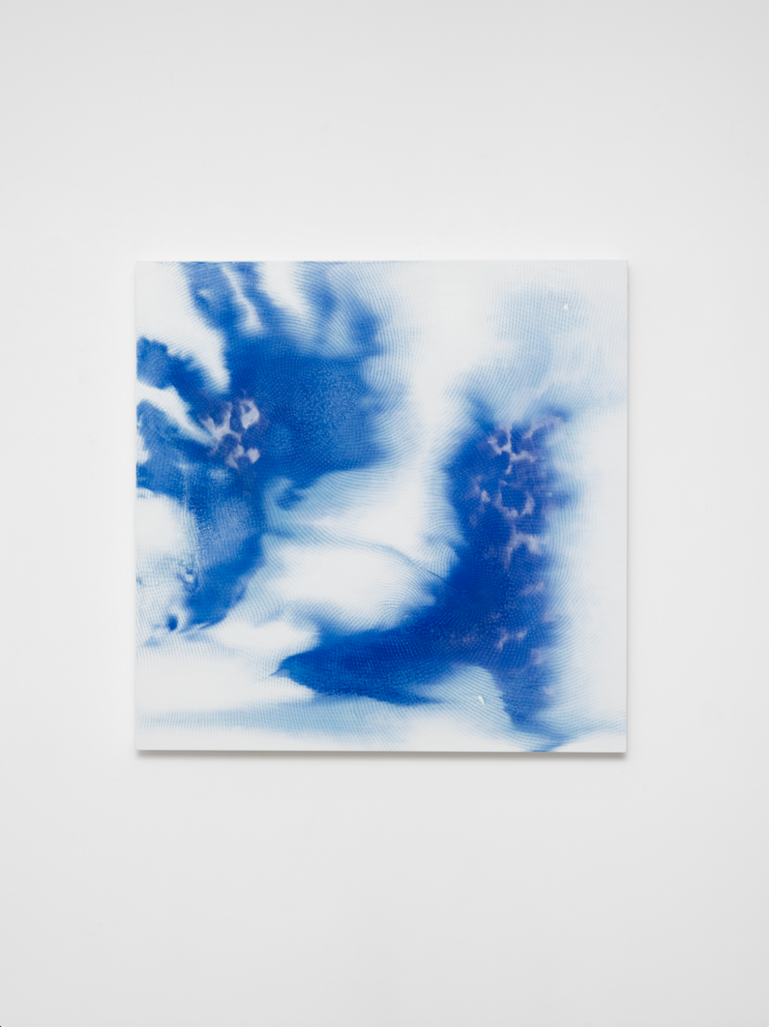 Shirazeh Houshiary Mind and Matter, 2020 Pigment and pencil on white Aquacryl on canvas and aluminium 120 x 120 x 5.5 cm 47 1:8 x 47 1:8 x 2 1:8 in © Shirazeh Houshiary Courtesy Lisson Gallery.png