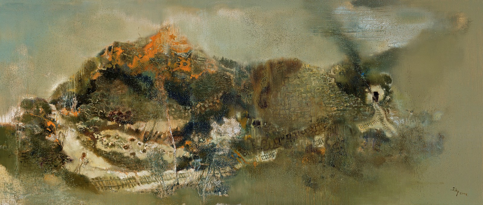 12、围城02，158x372cm，布面油画，2009.jpg