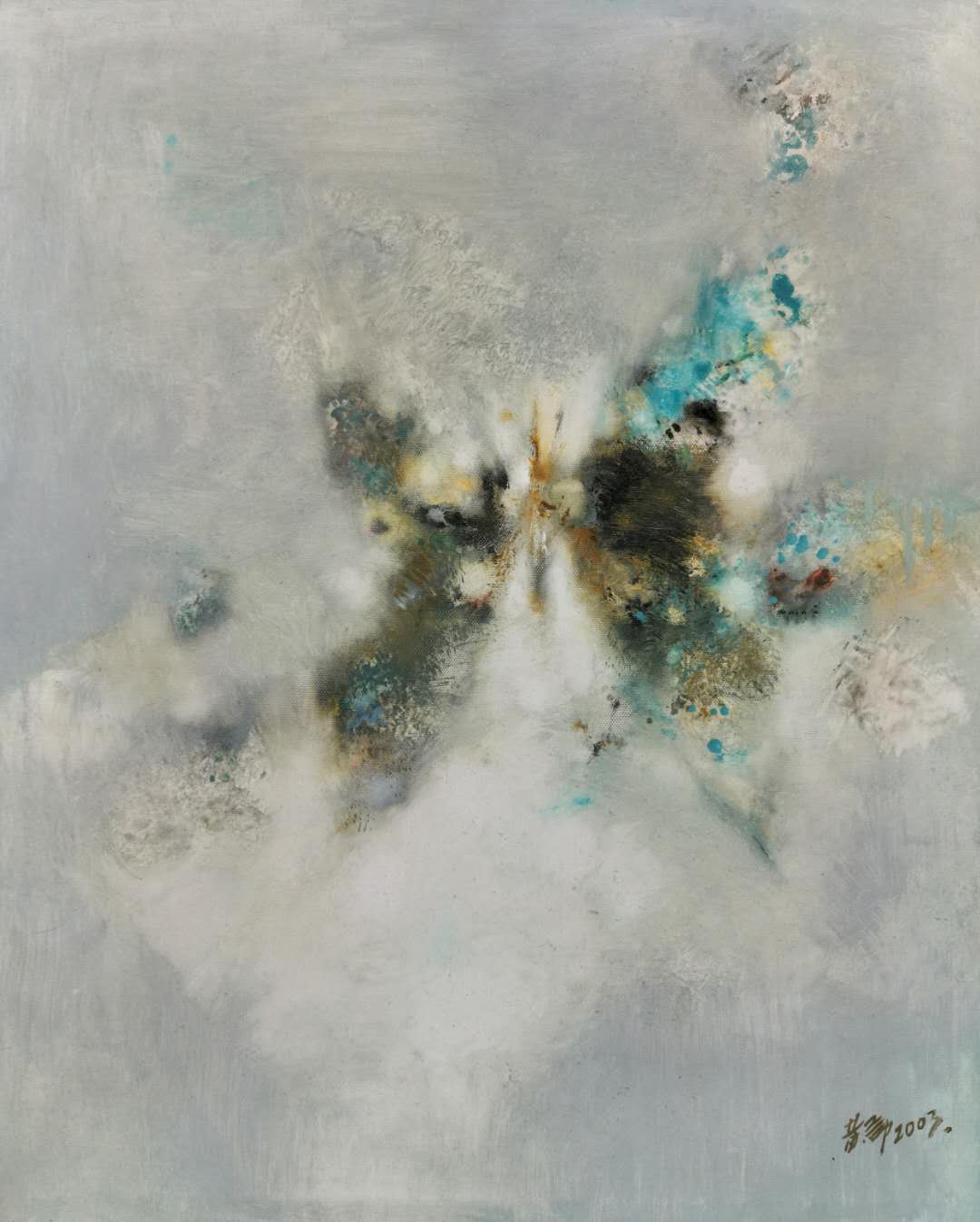 09 Huang Yong, Butterfly No. 2, 51x41cm, Oil on canvas, 2003.jpg