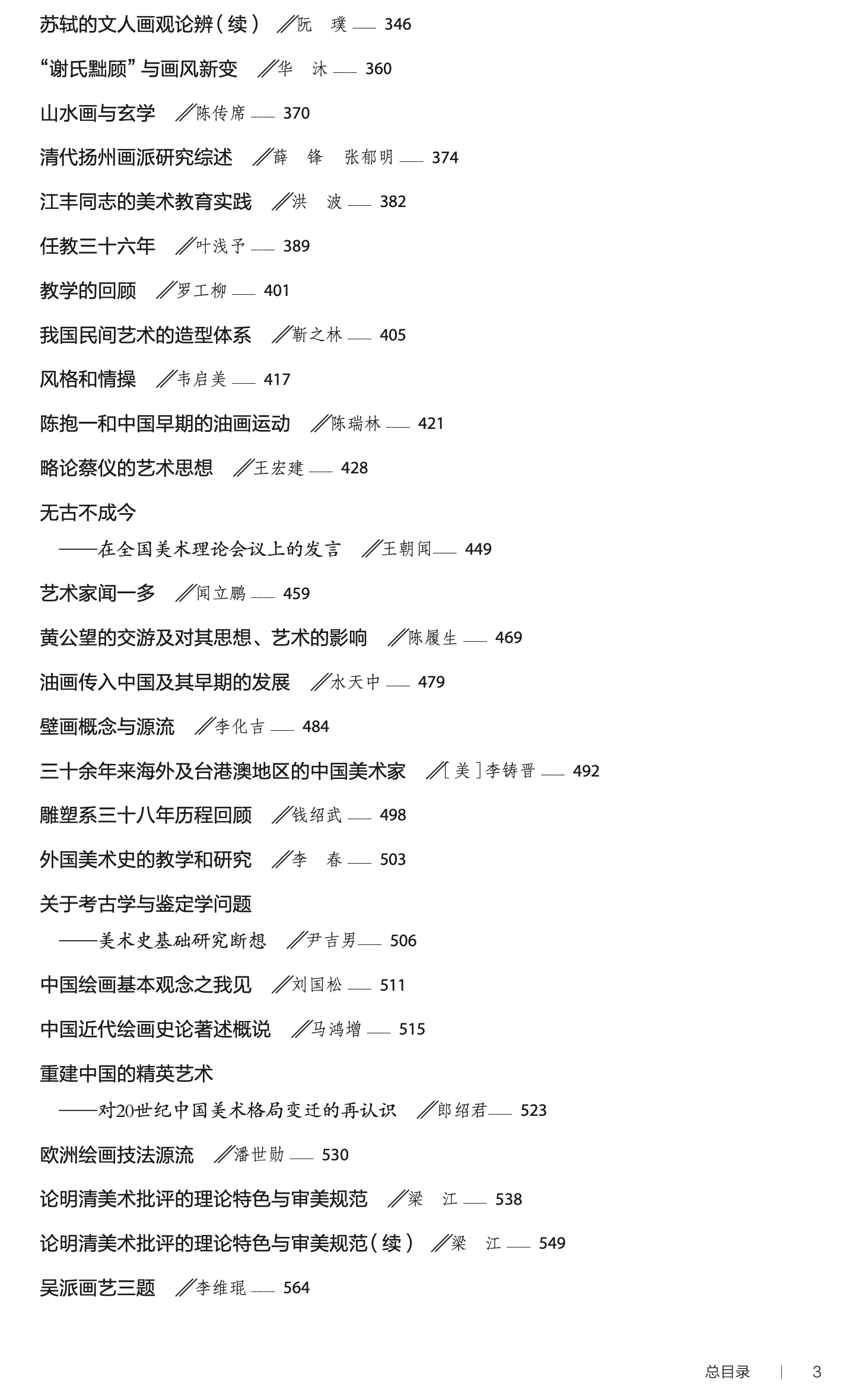 4、《高山流水——美术研究创刊六十年优秀学术论文选集》图书目录1 (3).png