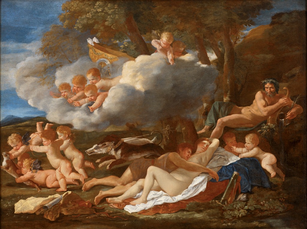 图19 1628 ca. Poussin_-_Venus_et_Adonis_-_Poussin_-_RISofD_Museum_of_Art.jpg