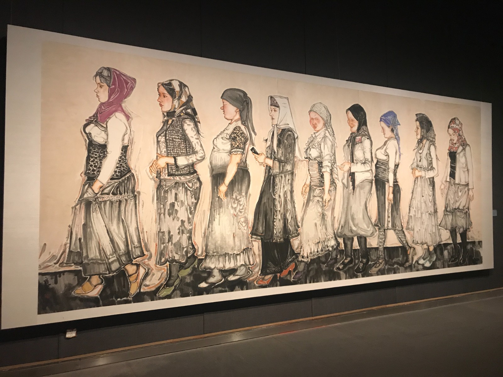 “新维度·2020中央美术学院中国画作品展”展览现场 ©️艺讯网现场拍摄1.JPG