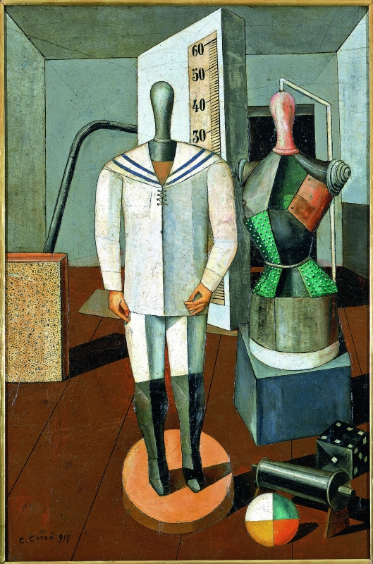 图十二 卡罗·卡拉,母子（Mother and Son），1917.png