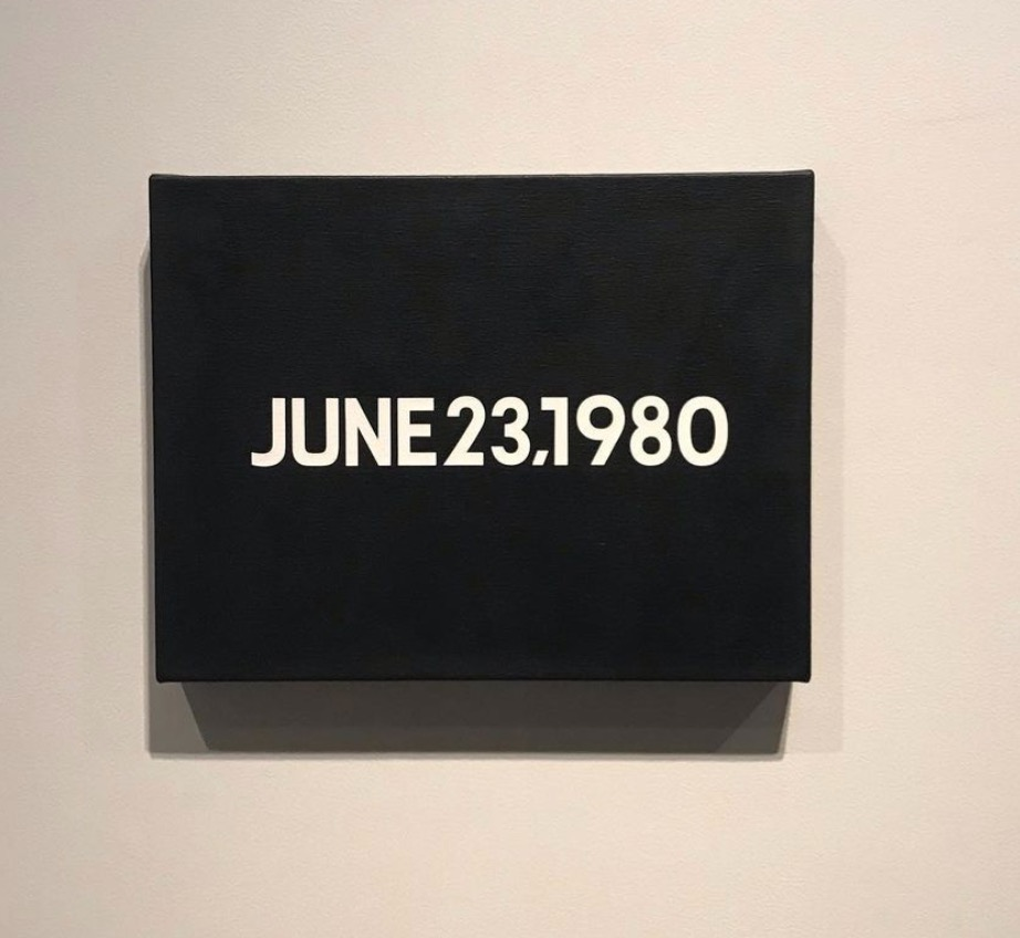 图片16 河原温，《1980年6月23日》，“今日”系列，1980，亚克力画布，25.5 × 33.5 cm，大阪国立近代美术馆藏.png