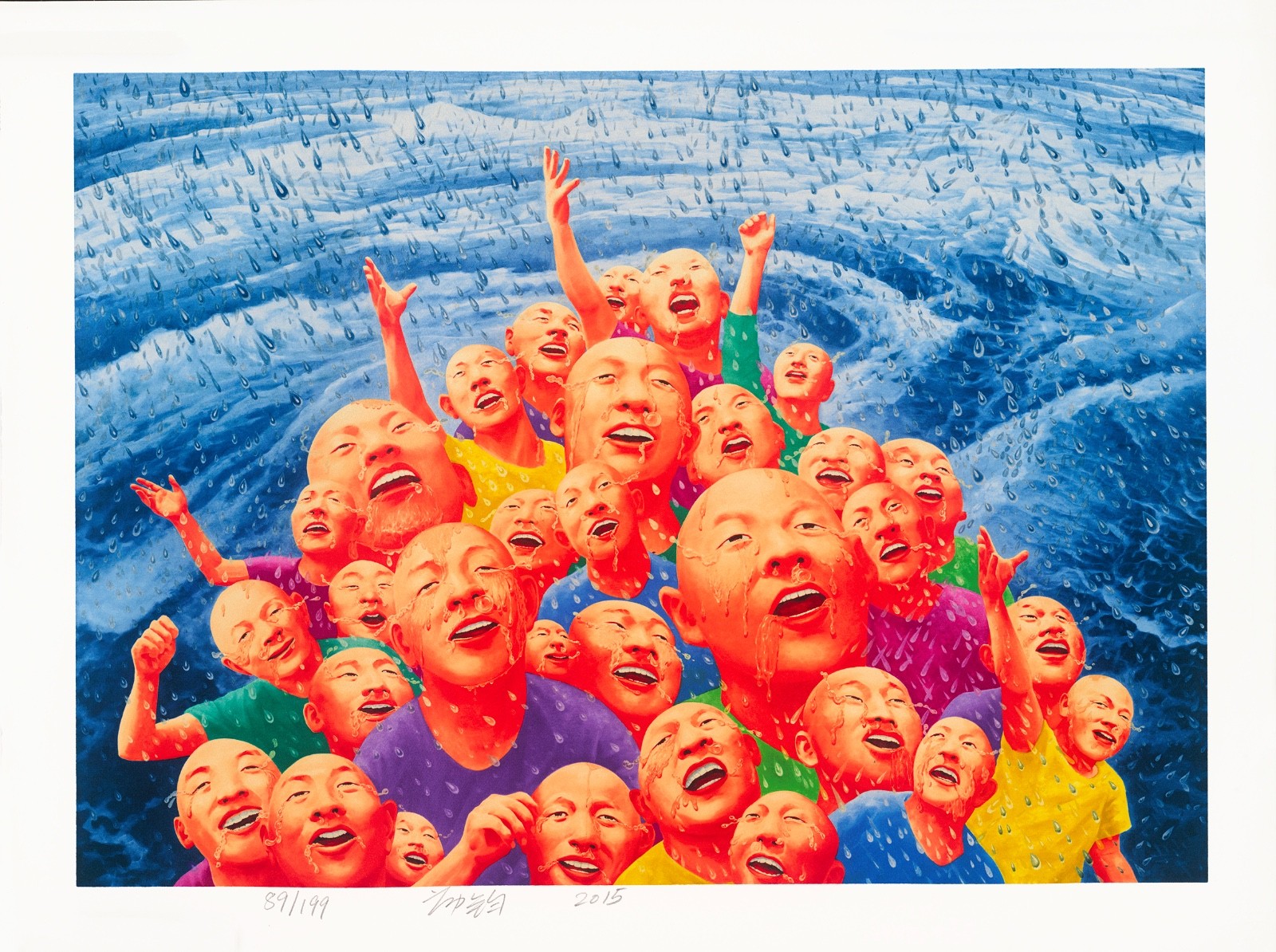 18 Fang Lijun, “Spring in 2013”, signed lithograph, 63cm×87cm, 2015.jpg