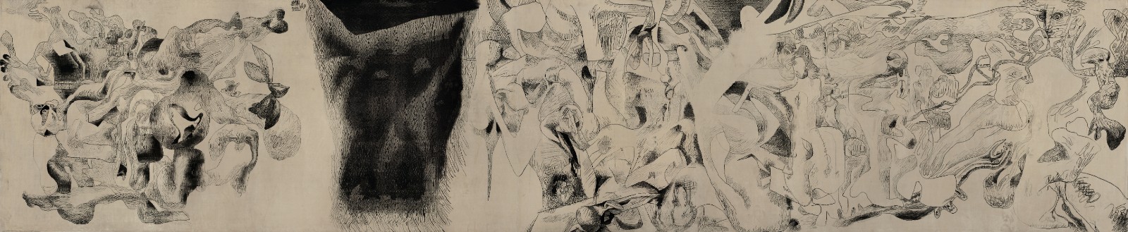 Yuan Yunsheng, Metamorphosis-everlasting, Silk tapestry, 210x1100cm, 1986.jpg