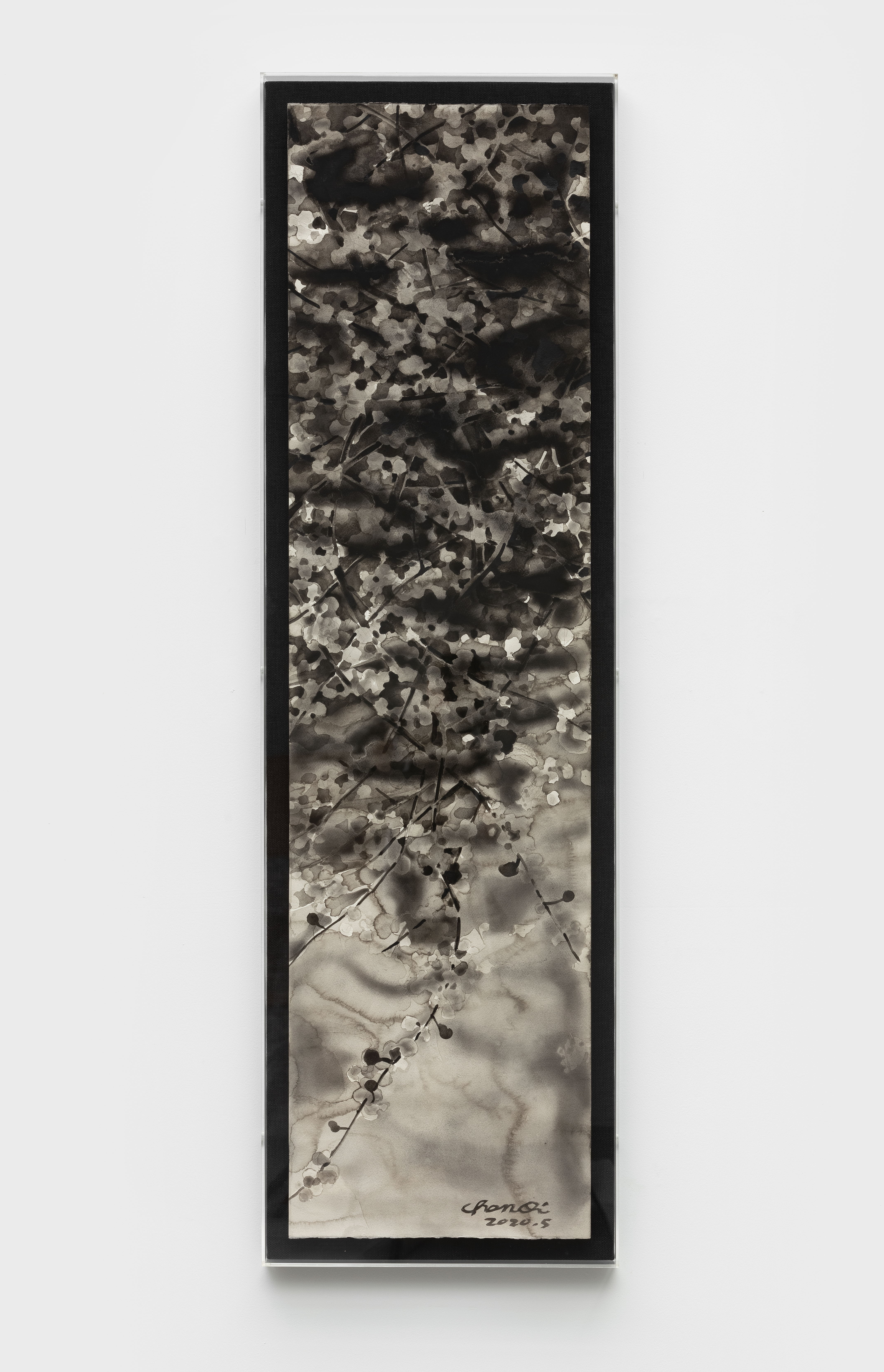 陈琦 Chen Qi，如梦令 A Dream Chant，153x40.5cm，纸本水墨 Ink on Paper，2020.jpg