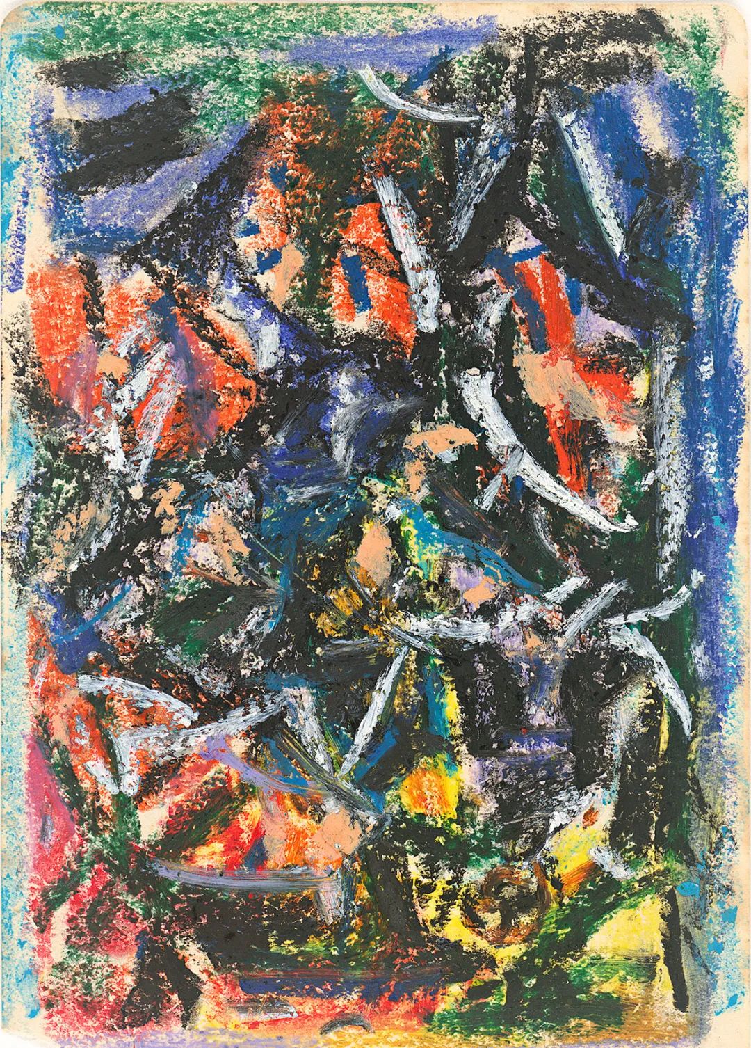 图13 无题286，纸本蜡彩，14.6x10.3cm，约1980年.jpg