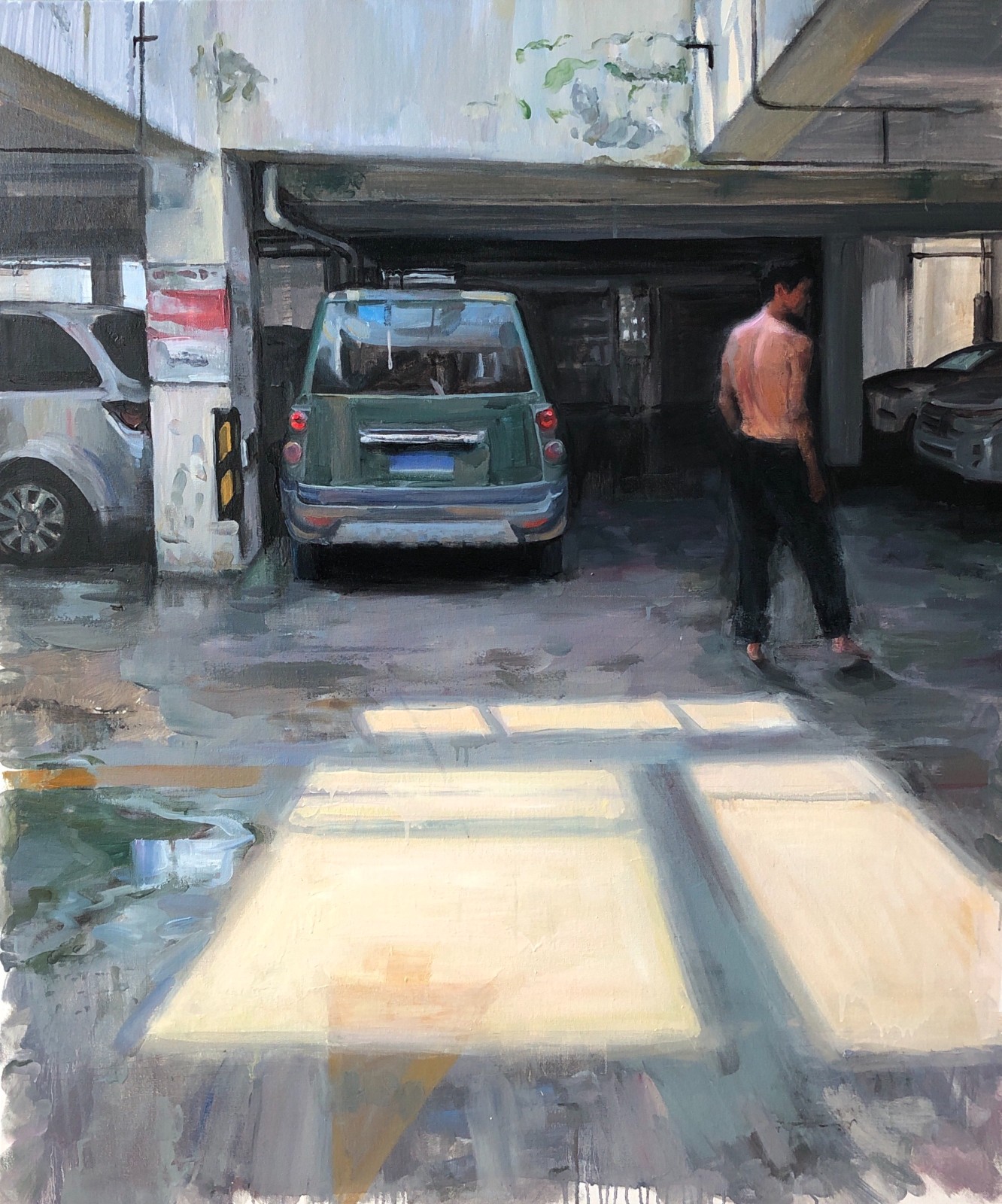 《沉寂》 120x100cm 布面油画.jpg