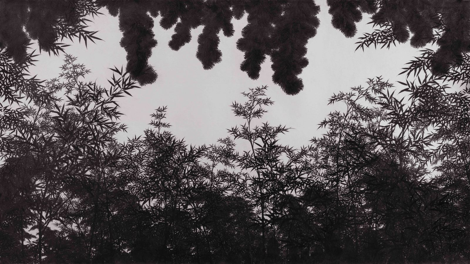 Hu Liu, In the Bamboo Forest, 2012, Pencil on paper, 110 x 195 cm, Collection of the artist, Beijing. ©Hu Liu.jpg