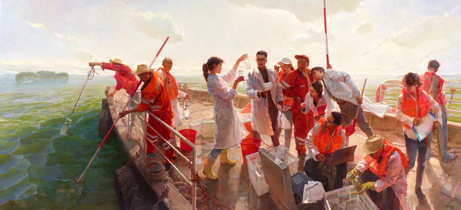 图11 最美太湖水 商亚东 油画 230×500cm 2019 中国美术馆藏.jpg