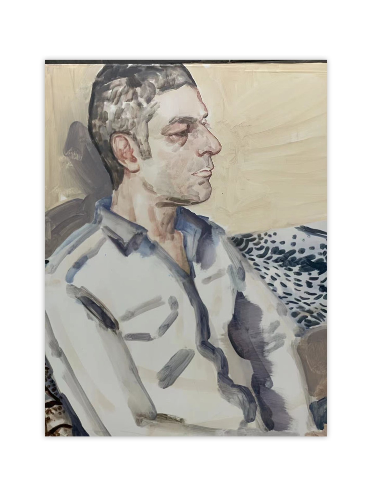 Elizabeth Peyton, Pierre (Pierre Huyghe), 2011-2012, Oil on Panel, Private Collection.jpg