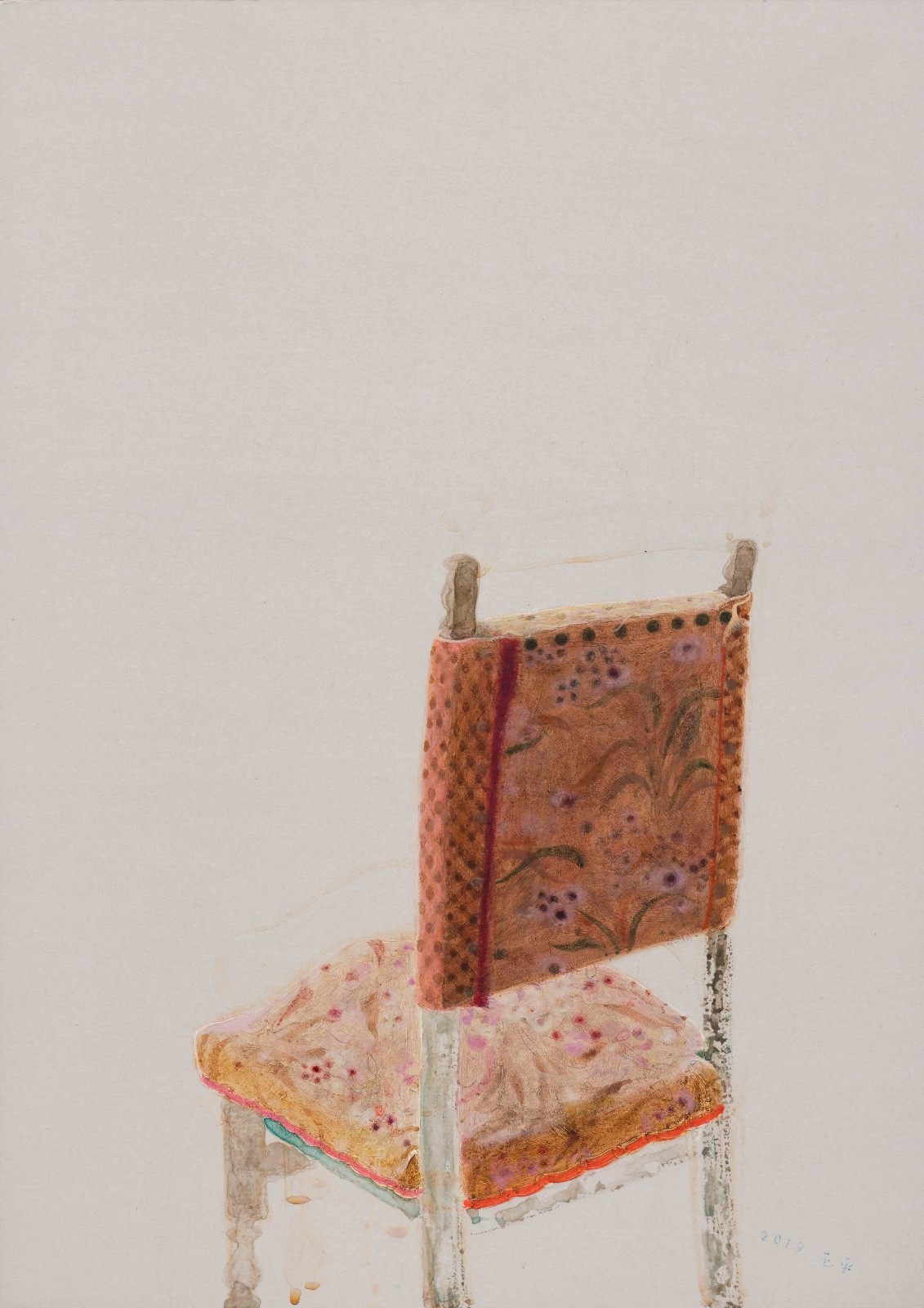 06 Wang Yuping, Chair, 42 × 29.7 cm, Acrylic on wooden board, 2019.jpg