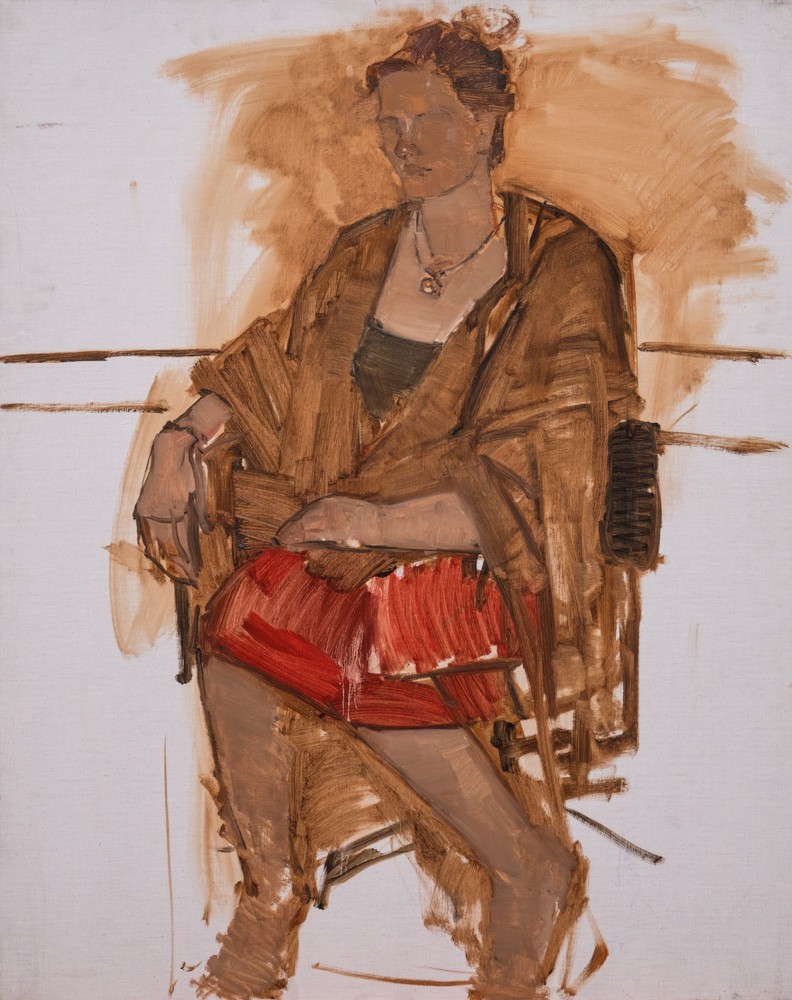 38 Shawl, Oil on canvas, 100 × 80cm, 2008.jpg