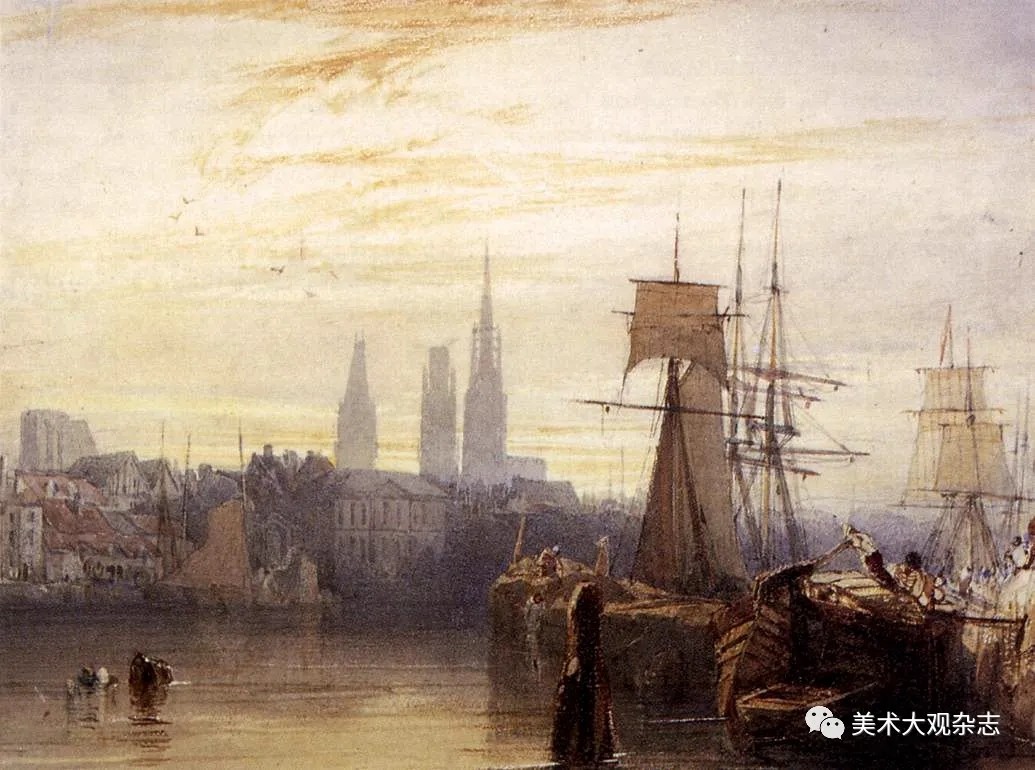 图 2 ˉ 鲁昂（Rouen）ˉ 水彩画 ˉ 波宁顿 ˉ1825 年.jpg