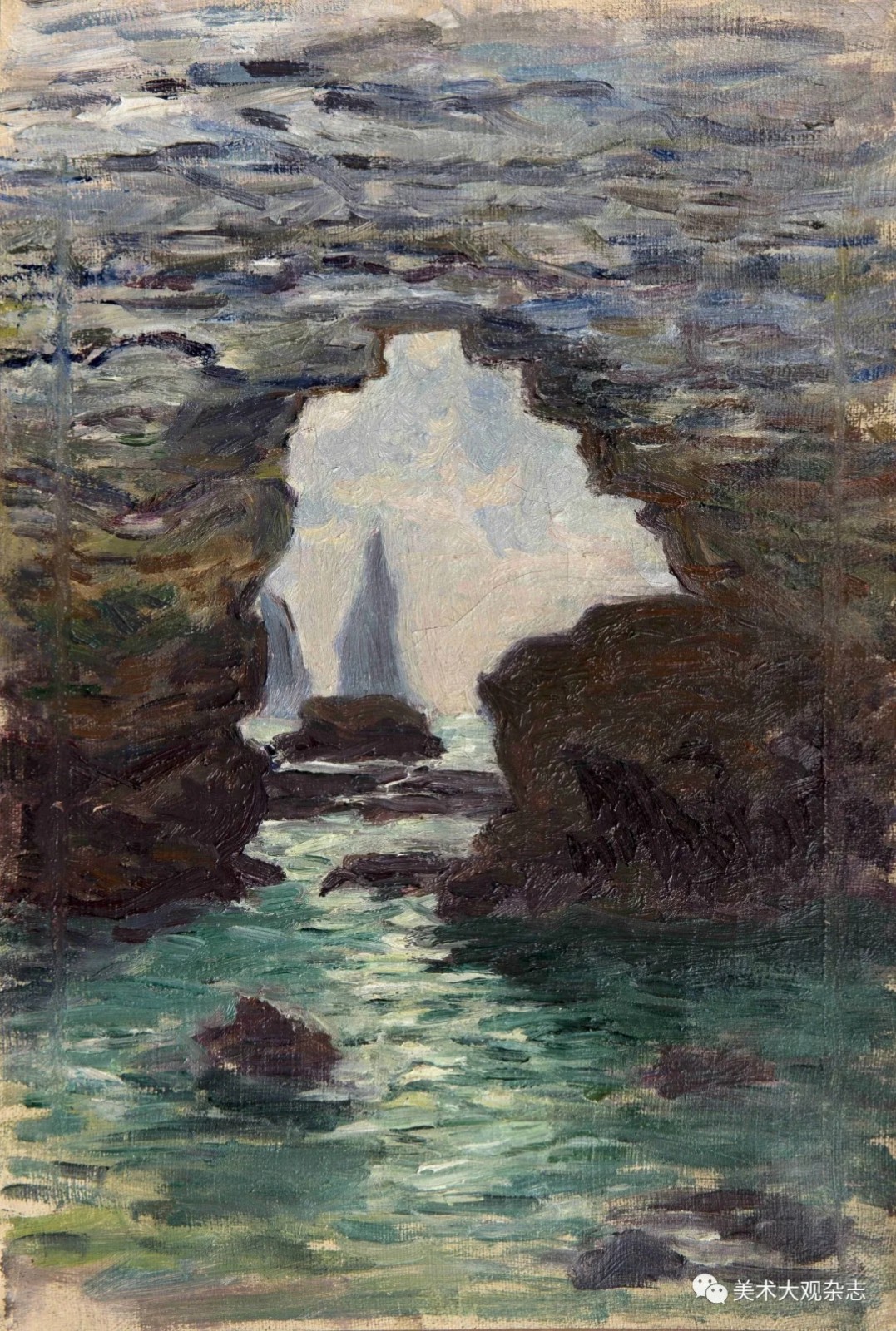 图 13 ˉ 艾特勒塔（Etretat）ˉ 油画 ˉ 莫奈 ˉ 约 1883 年 ˉ“PEINDRE EN NORMANDIE”协会藏品.jpg