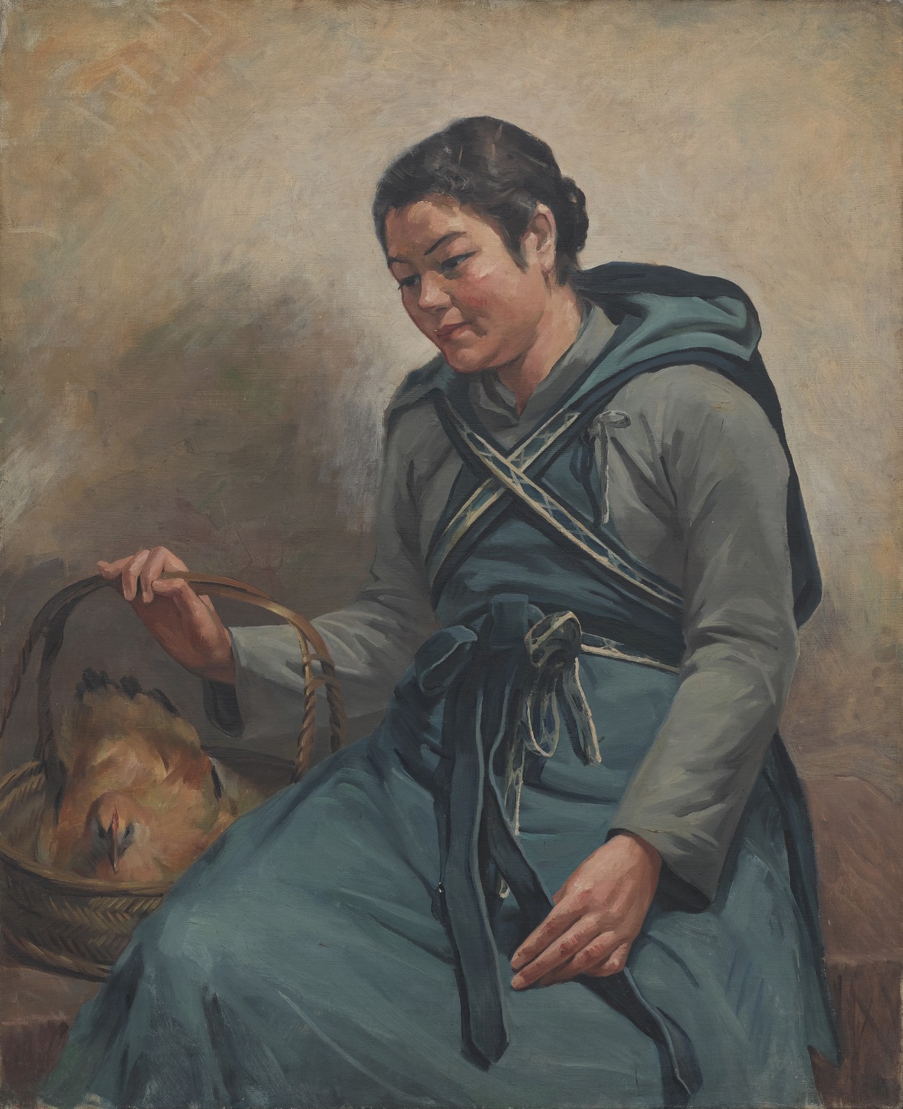 唐一禾油画村妇 1943年 101x81cm 中国美术馆藏.jpg