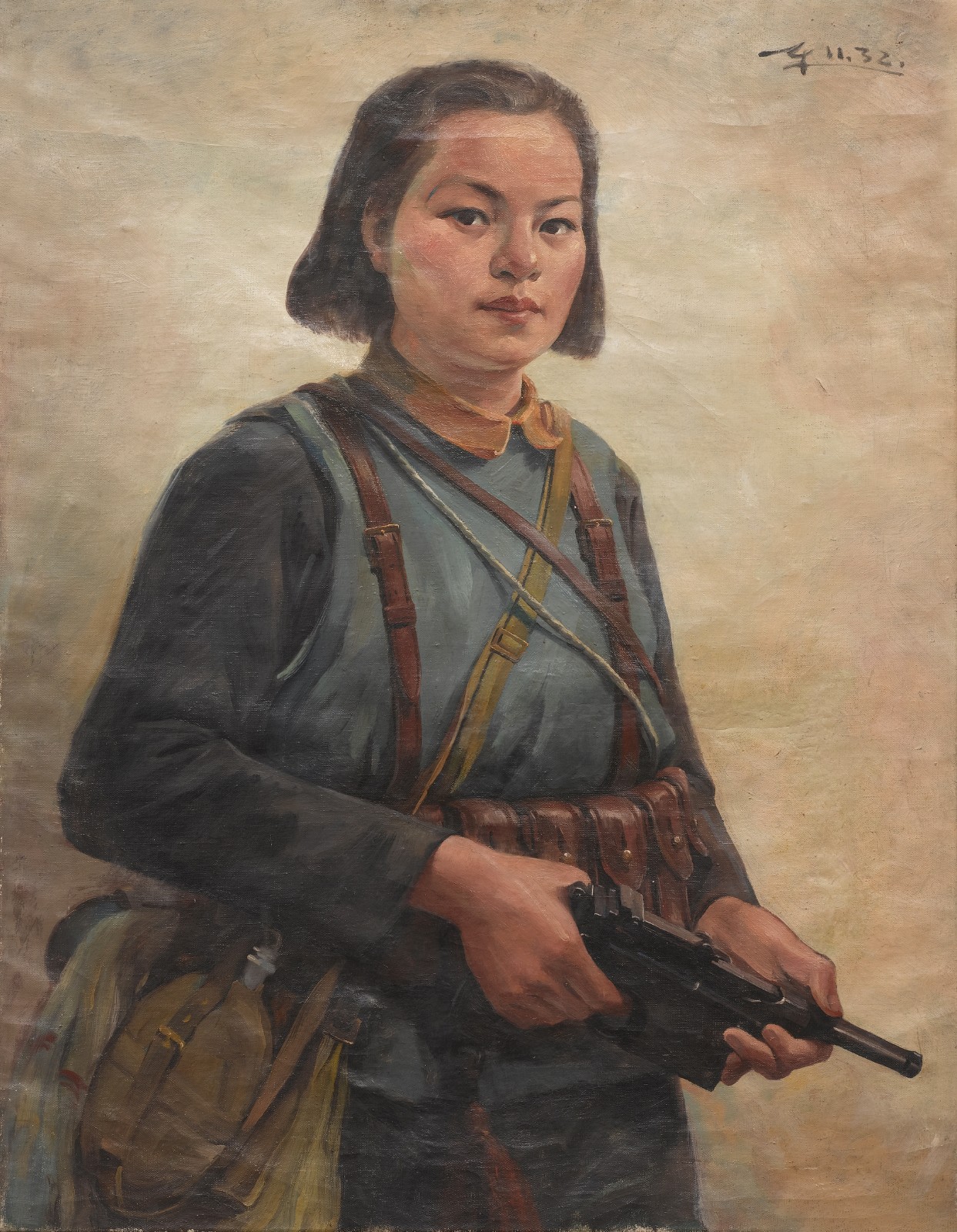 唐一禾 女游击队员 1941年 82x64cm 中国美术馆藏.jpg