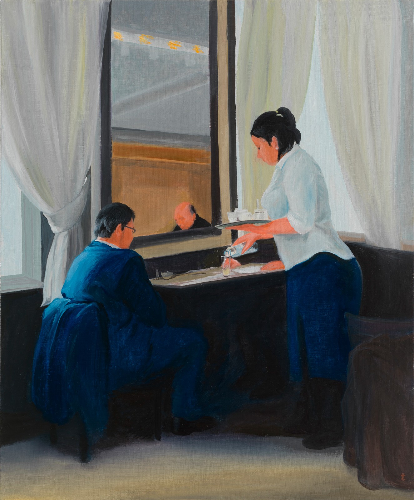 33 女招待 60cm×50cm 布面油画 2021 武艺.JPG