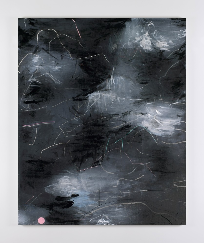 Zhou Li, Landscape of nowhere Water and dreams No.6, 2022 mixed media on canvas, 160x130cm.jpeg