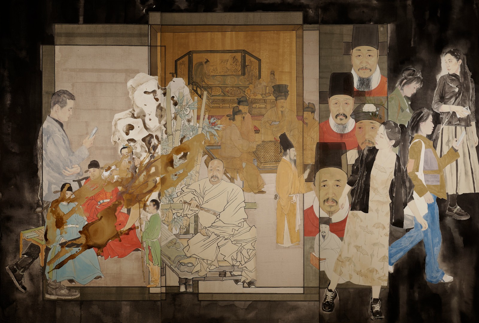 《重屏》，布面水墨，300*200cm，2022.jpg