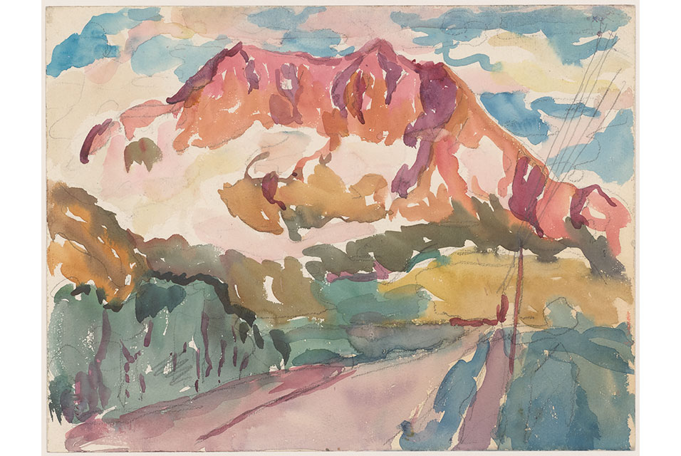 Alberto Giacometti, Swiss, 1901–1966, The Mountain Road, ca. 1919..jpg