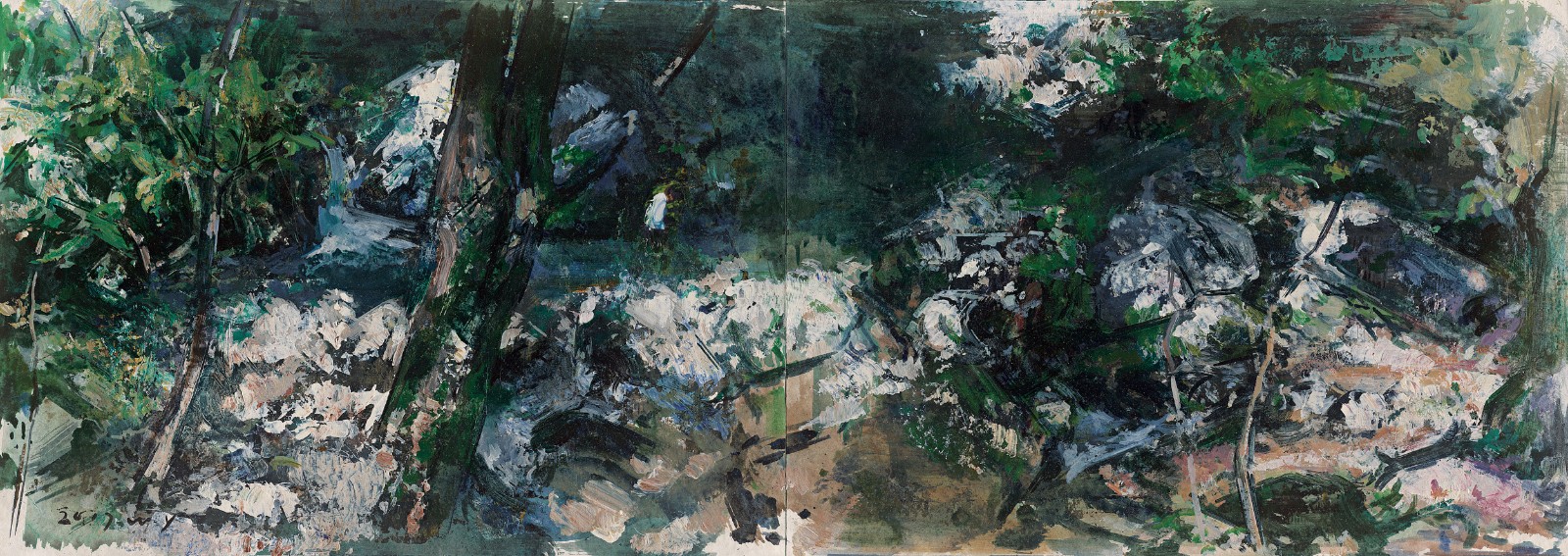 悠想清沂28，纸本丙烯，50×150cm，2017.jpg