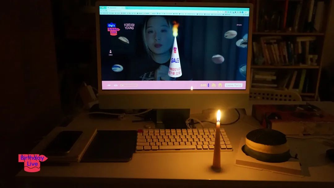 27 Cui Qunlin, “Virtual Ceremony Service Birthday Live”, Dimensions variable, Video, software, wax, flour, cream.jpg