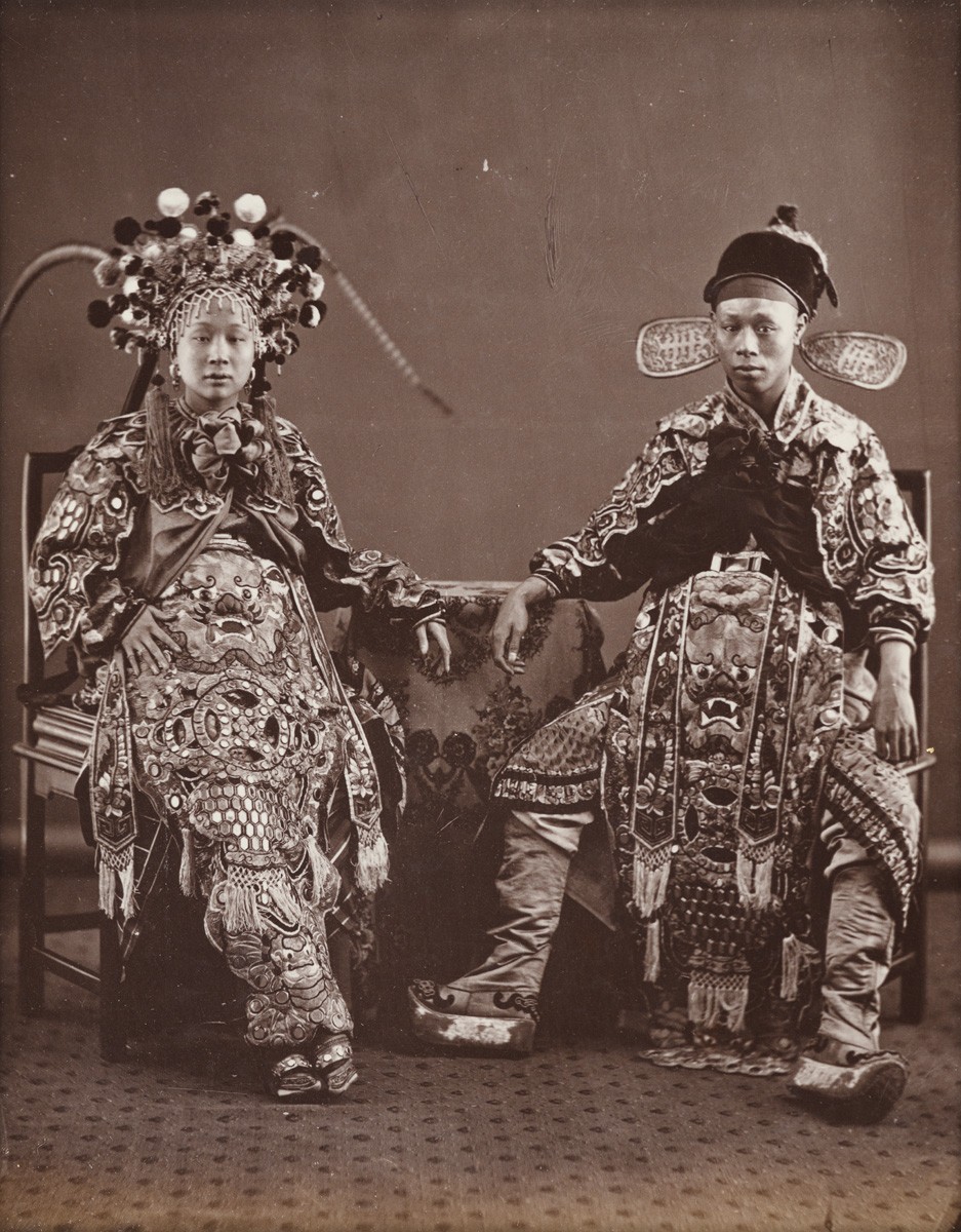 3.黎芳《优伶》1870年代，蛋白印相，29 x 21厘米，洛文希尔收藏.jpg