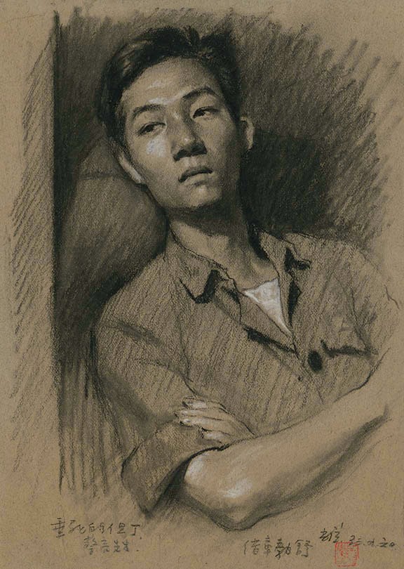 1953年-靳尚谊-蔡亮肖像-27.5×19.5cm.jpg