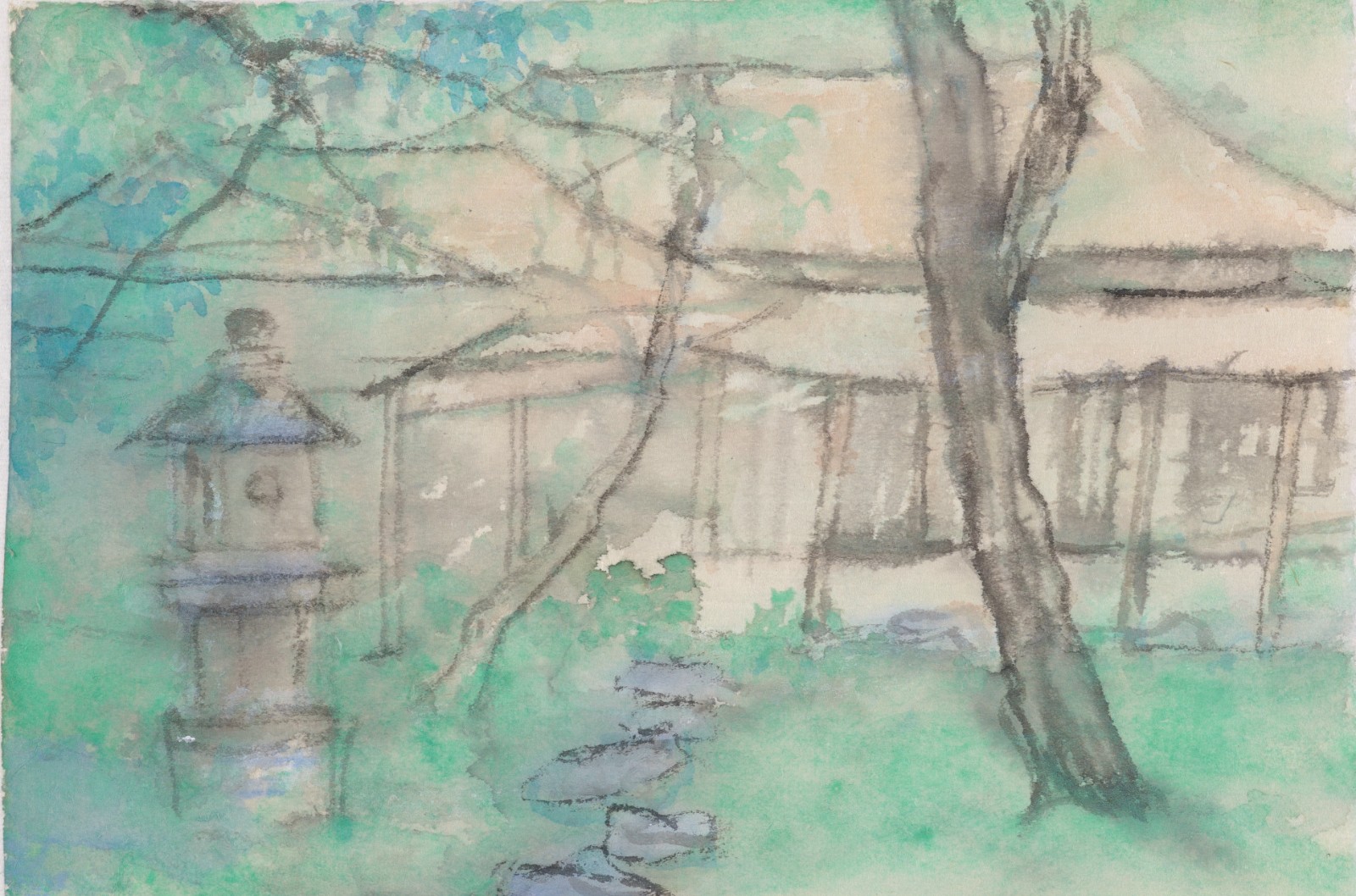 21 “Liuyi Garden 1”, ink and color on paper, 27.3x18.5cm, 2022.jpeg