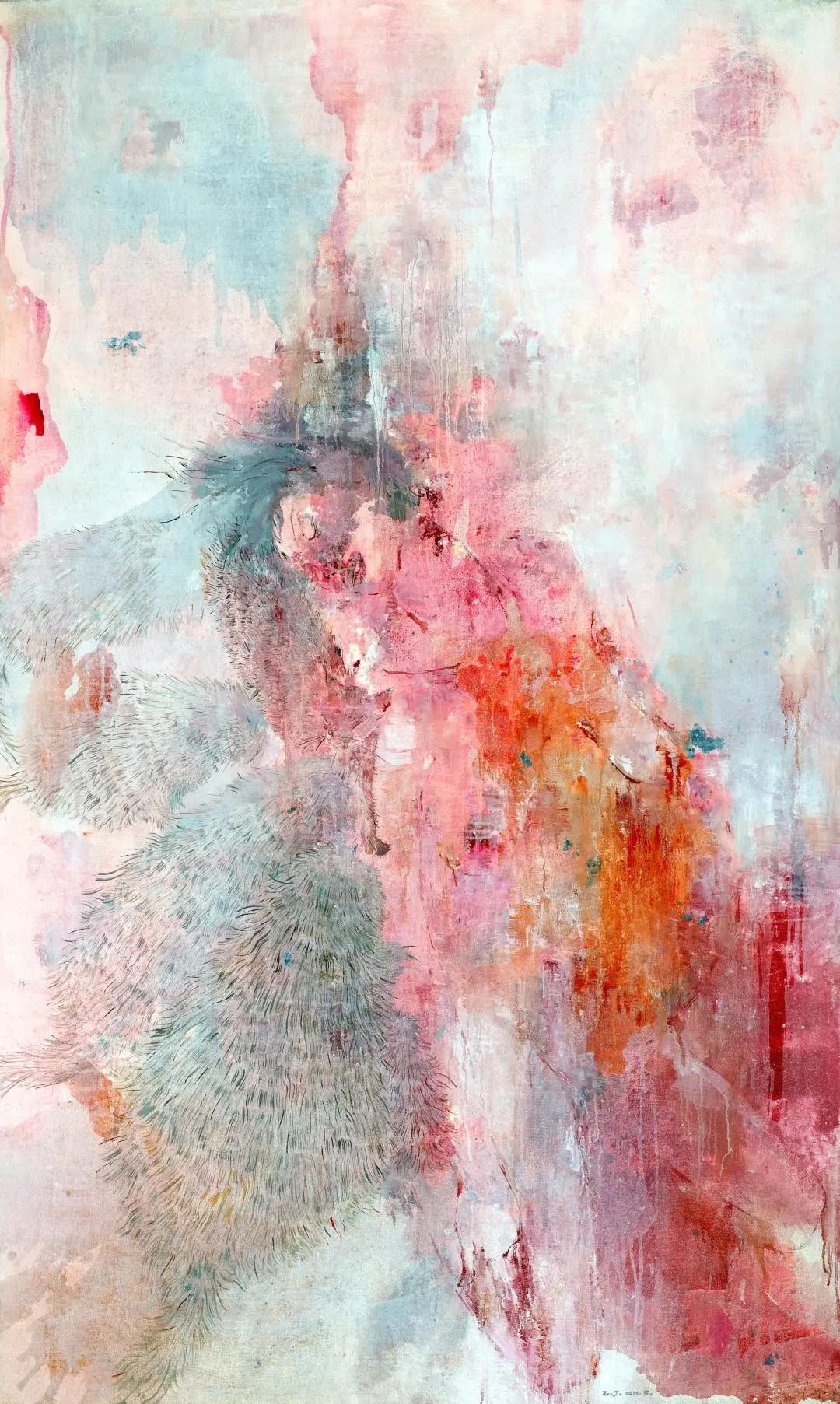 陈子君，《体温》NO.3，布上油画，200×120cm，2010.jpg