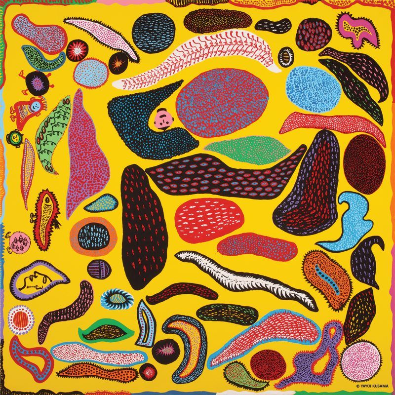 Yayoi Kusama. Pound of Repose, 2014. Acrylic on canvas. 194x194cm. Collection of the artist. Courtesy of Ota Fine Arts, Victoria Miro, and David Zwirner. © YAYOI KUSAMA.jpg