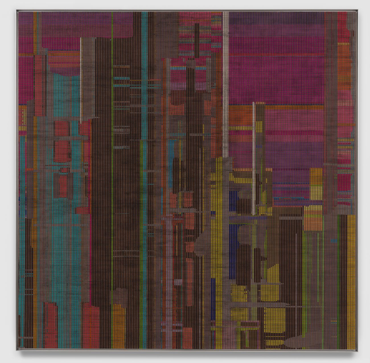 Liu Wei, Panorama NO. 10, 2020. Oil on canvas, 223.5 x 223.5 cm..jpg