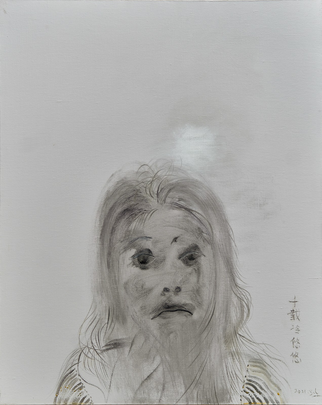 10《自画像-3》，布面油画，75×60cm，2022.jpg