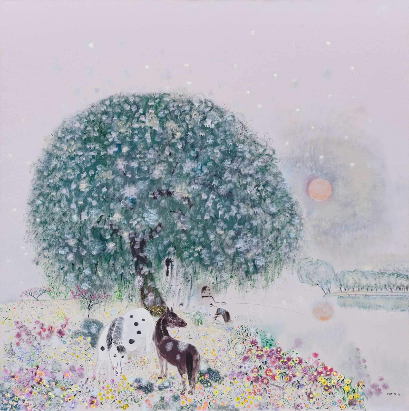 13《浮生六记 1》，布面油画，200×200cm，2015.JPG