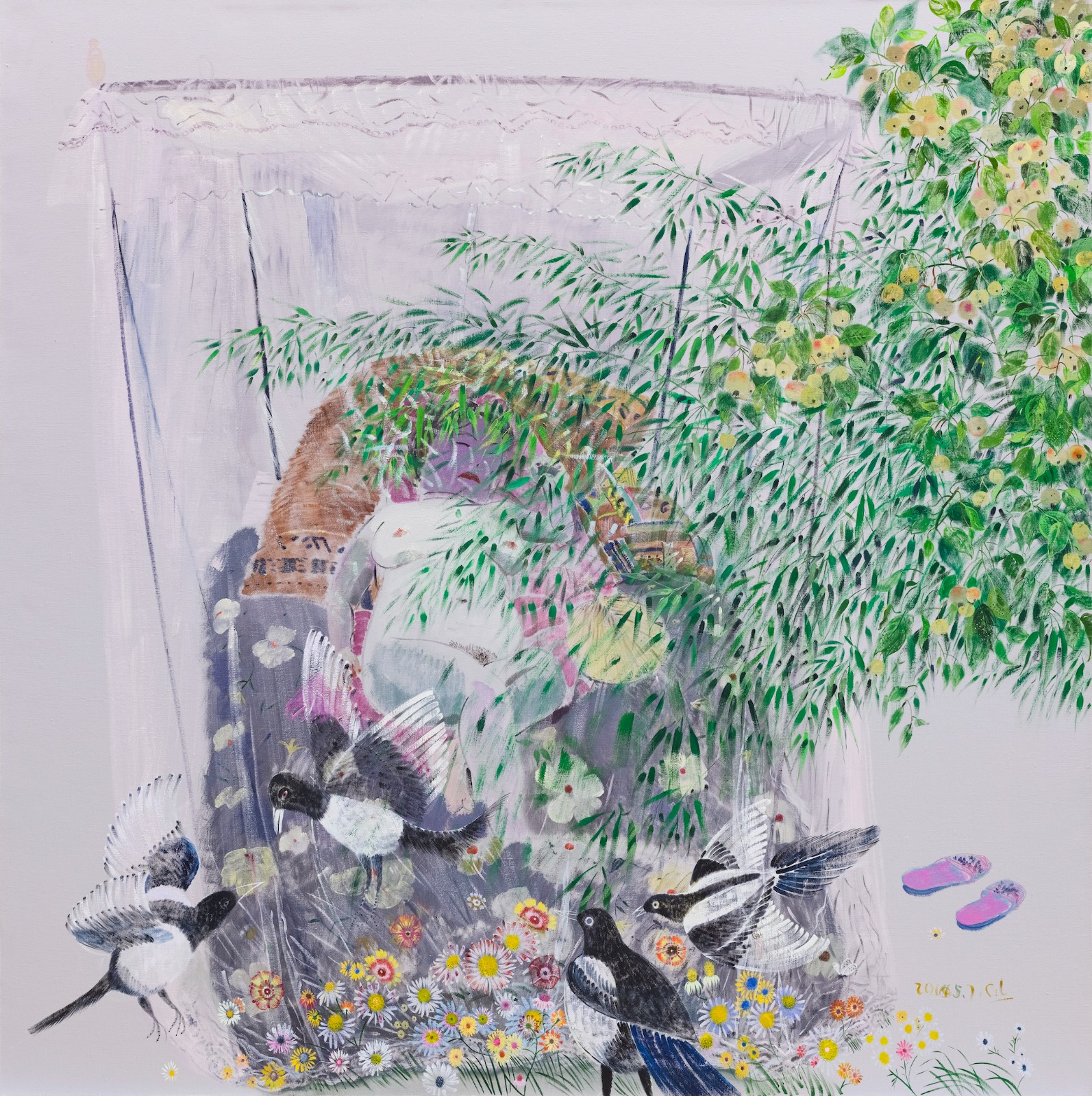 28《浮生六记 5》，布面油画，200×200cm，2015.JPG