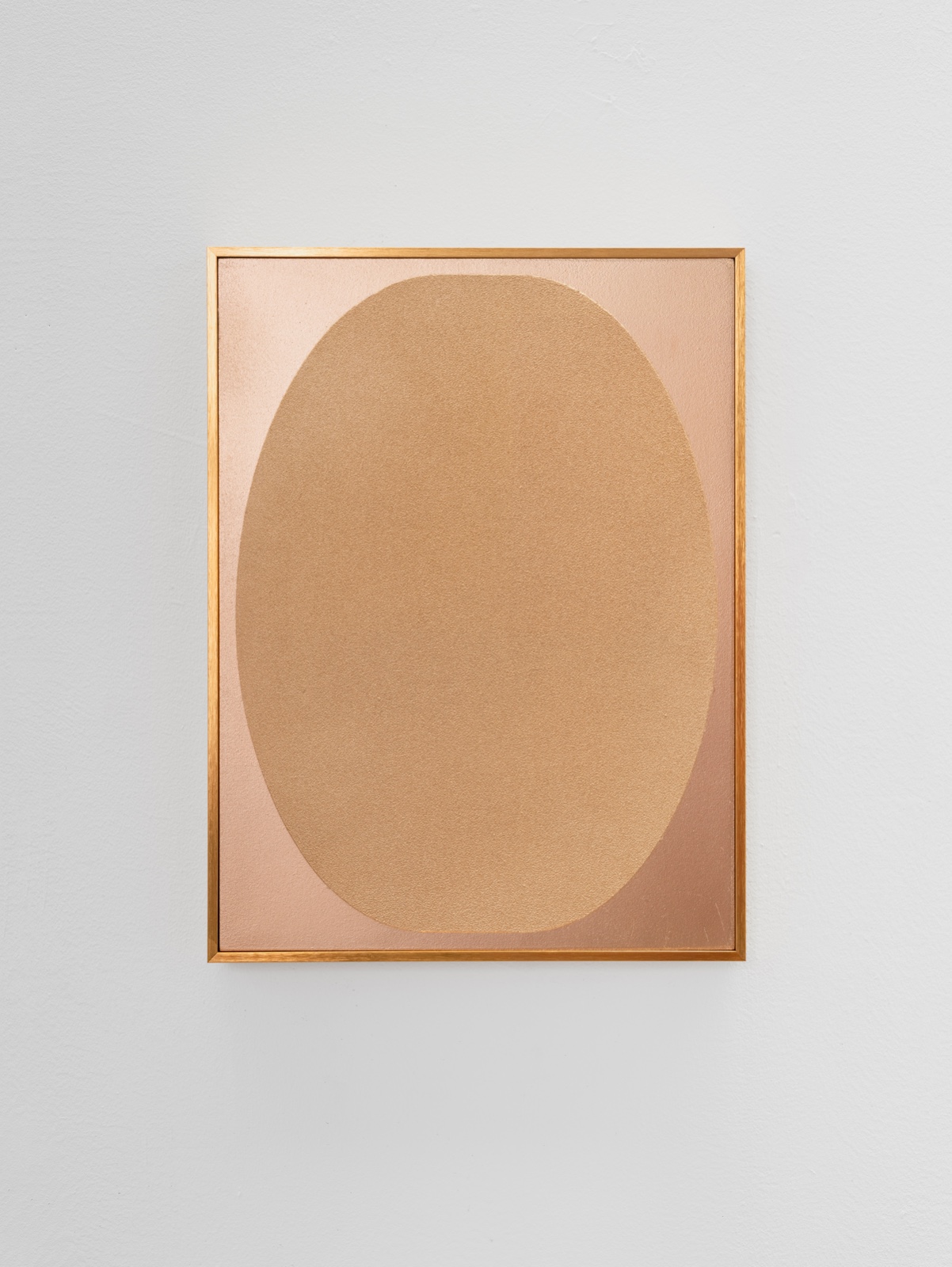 陈文骥 Chen Wenji, 金 镜 Gold Mirror, 2021, 纤维板上油画、喷罐漆 Oil and spray paint on fiberboard，40x30cm.jpg