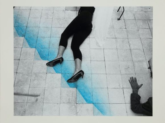 Karen Lamassonne, Sueño húmedo III, (Wet Dream III), 1987, Photography with crayon, 28 x 36 cm © Karen Lamassonne.jpg