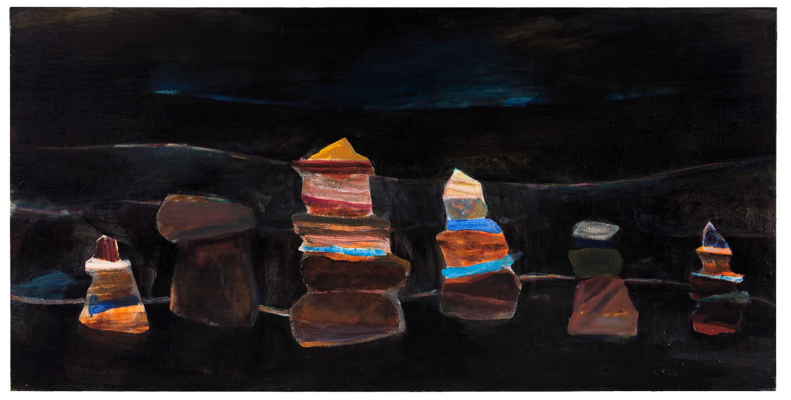 14《玛尼石》(Marnyi Stone)_布面丙烯(Acrylic on canvas)_100 × 200 cm_2012.jpg