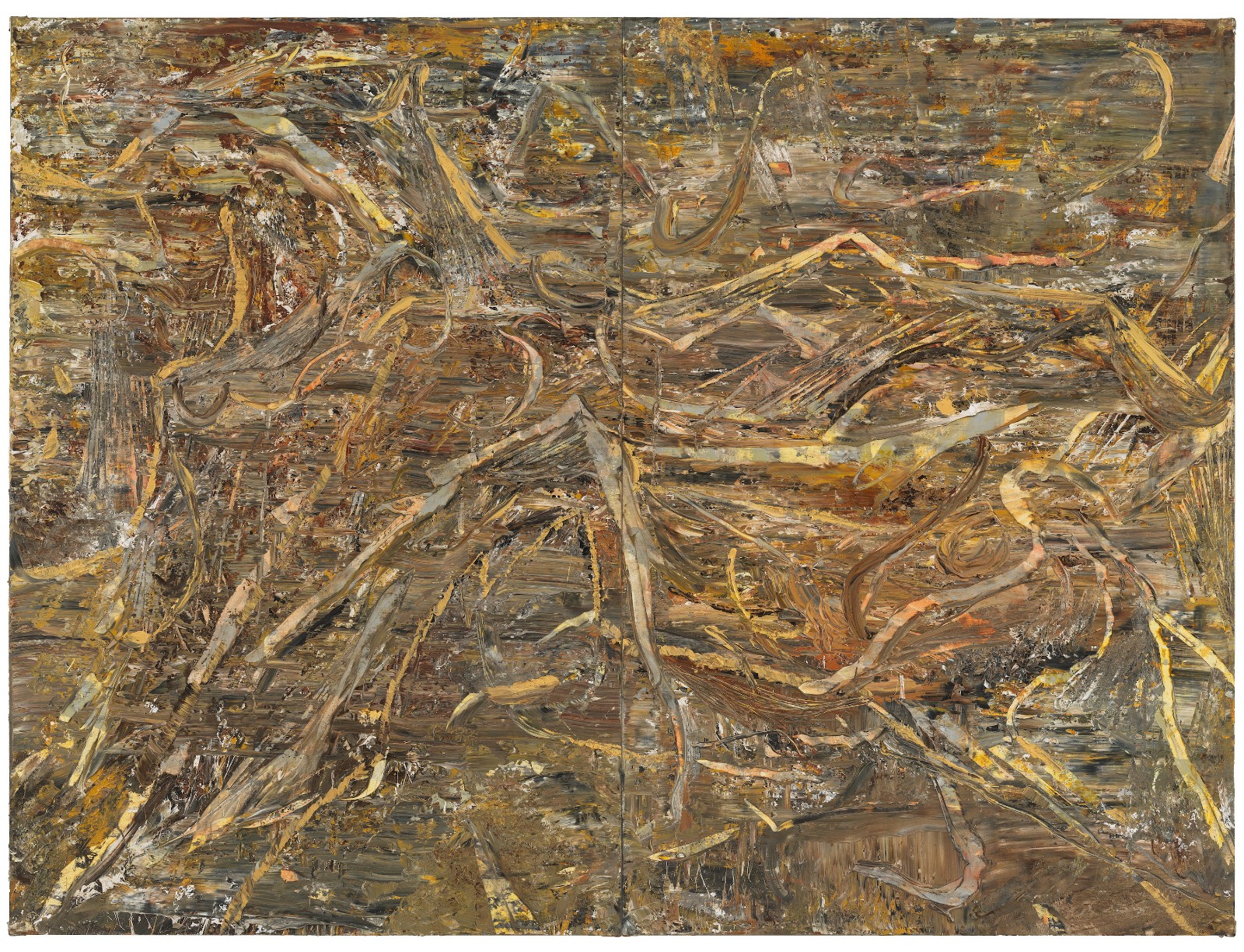 62《胡杨与沙107号》 (Desert Poplars and the Sand No. 107)_布面油画 (Oil on canvas)_240 × 320 cm_2017.JPG