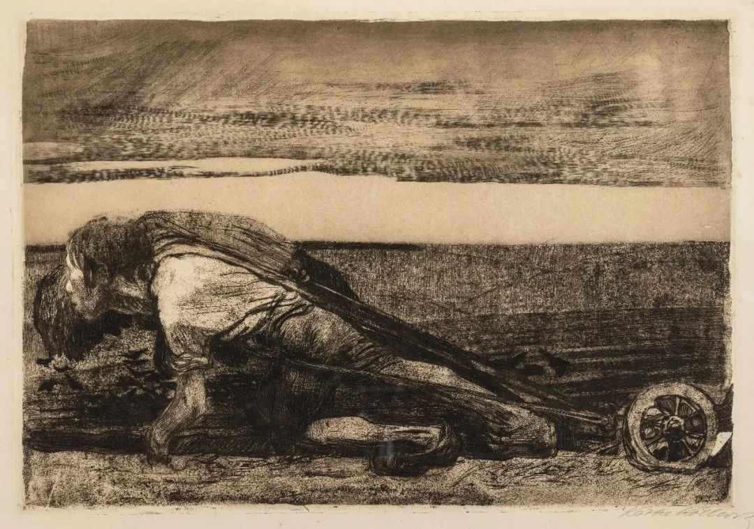 15.《农民战争系列：耕田的人》 Peasants' War Series- the Plowmen 凯绥·柯勒惠支 Käthe Kollwitz 1907 .jpg