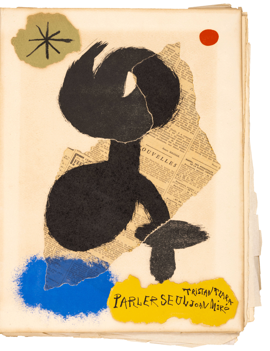 16.诗配画手工书《自言自语》 Handmade Book of Poems with Pictures- Soliloquy 胡安·米罗 Joan Miró 1950 .jpg