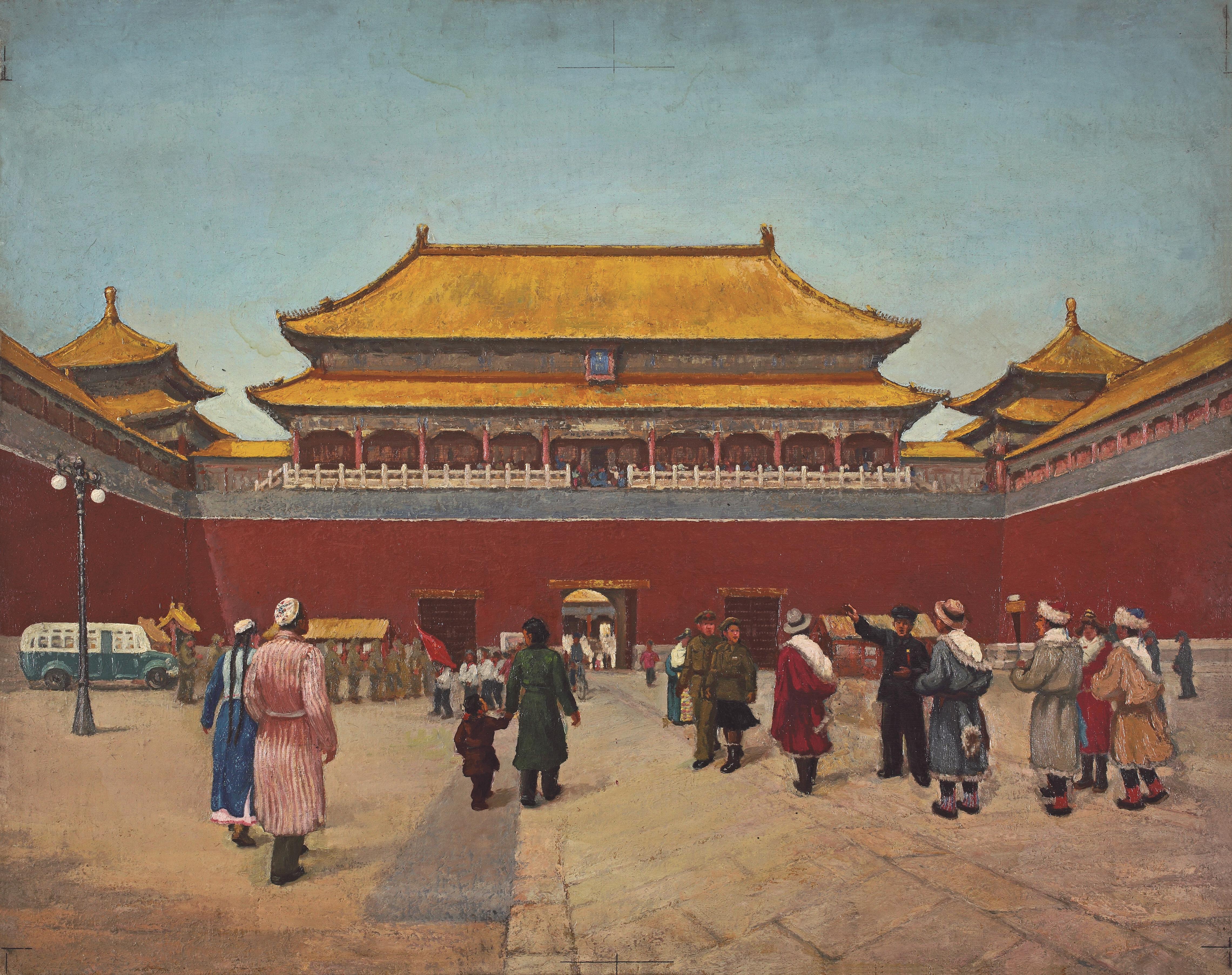 04 午门，孙宗慰，布面油画，54×68cm，1952年，家属提供.jpg